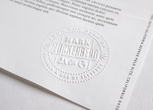 Mark Zuckerberg : Lovely Stationery . Curating the very best of stationery design #mark #barry #stationary #zuckerberg #ben