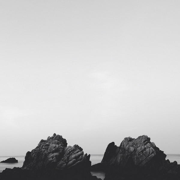 Sleepless in nautica. Pacific Grove, CA. #ocean #mountain #sky #photography #pacific #grey