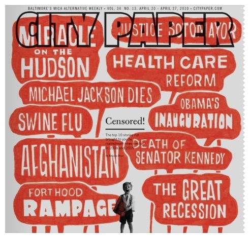 Project Censored | Andy Mangold #mangold #andy #design #typography