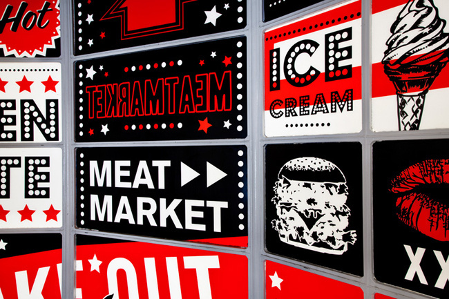 GRAPHIC AMBIENT » Blog Archive » Meat Market, UK #graphics #wall