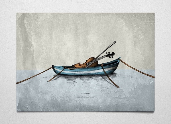 SOLO VIOLIN #wall #art