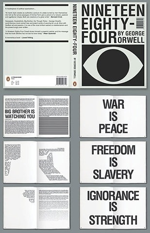 FFFFOUND! | GraphicHug™ - Everybody Needs a Hug - Part 3 #brother #george #design #big #book #1984 #orwell