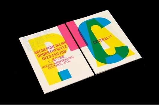StudioMakgill - Central Avenue type specimen #print #makgill #studio #layout #typography