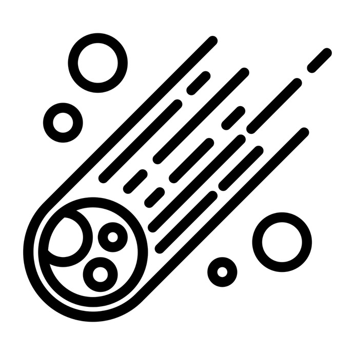 See more icon inspiration related to space, comet, meteor, comets, astronomy and nature on Flaticon.