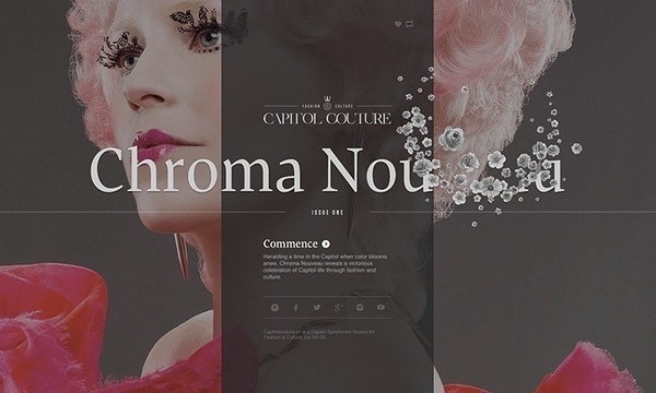 Awards #games #hunger #web #webdesign