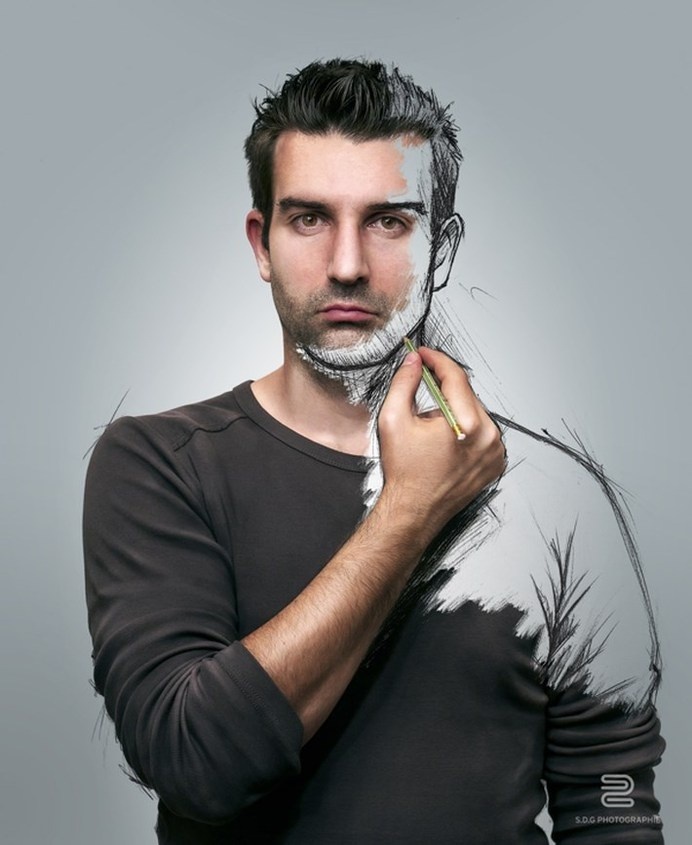 Self Portrait – The Sketch of a Life #inspiration #self #portrait #drawing #sketch