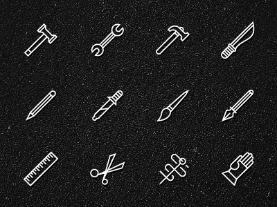tools-icons.jpg 400×300 pixels #illustration #icons