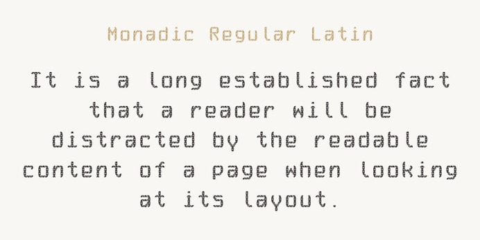 Monadic typeface (font) designed by Thoma Kikis. Teknike.com - #monadic #typeface #font #kikis #thomakikis #geometry #stencil #lettering #greek #latin #cyrillic #teknike