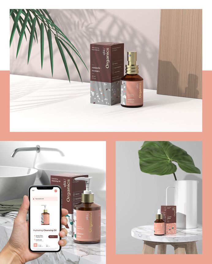 Ulta Organics is a student project developed by designer Yozei Wu over the course of 14 weeks. Ulta Organics was conceived as a hypothetical new skincare line for Ulta beauty. Find more of the most beautiful design on mindsparklemag.com