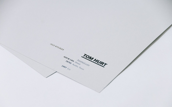 FÃ–DA Studio, Austin. Design and Brand Development.: Tom Hurt #branding