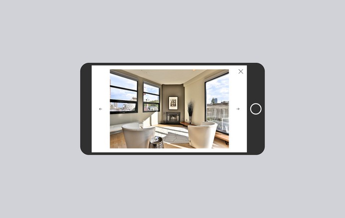 The Bibby Group Mobile Website - Lightbox Gallery