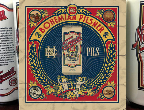 Narragansett Bohemian Pilsner Cans #packaging #beer