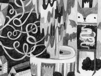 Dracula Cat Ingunn Dybendal #vampire #fantasy #b&w #cat #illustration #pencil