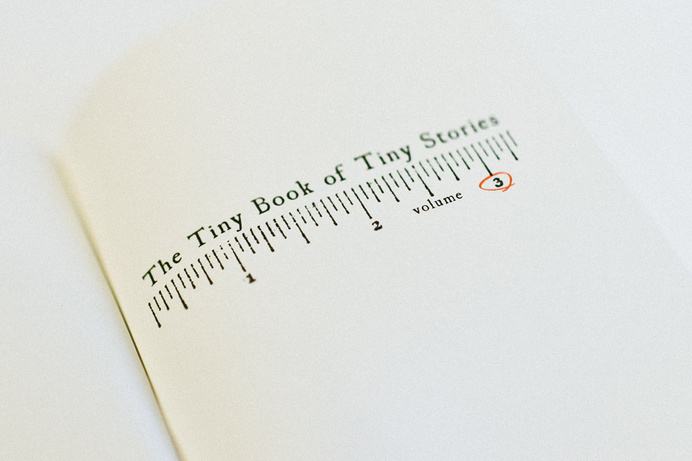The Tiny Book of Tiny Stories Collection #design #book #type #layout #typography