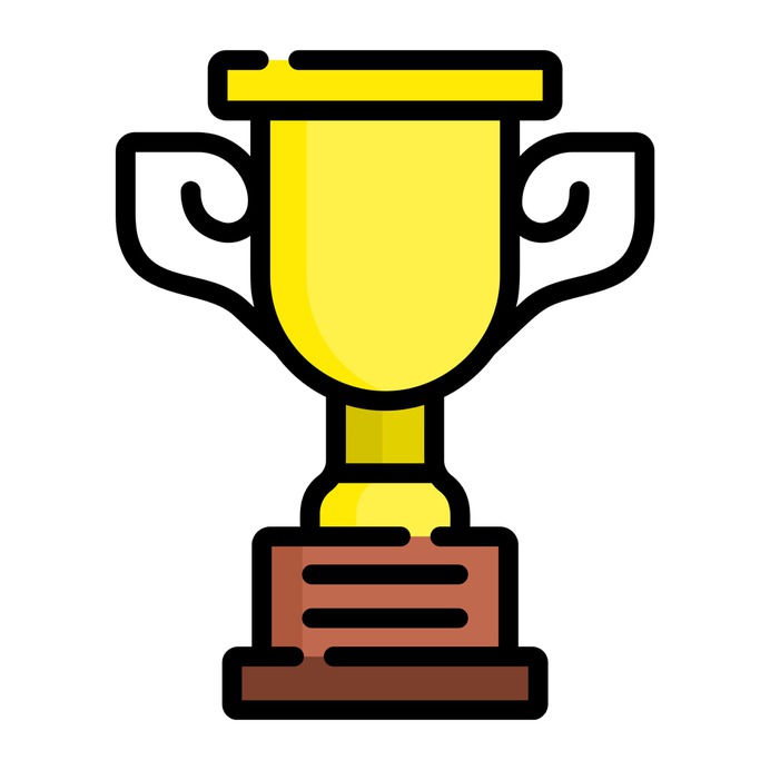 See more icon inspiration related to award, sports and competition, champion, winner, trophy and cup on Flaticon.