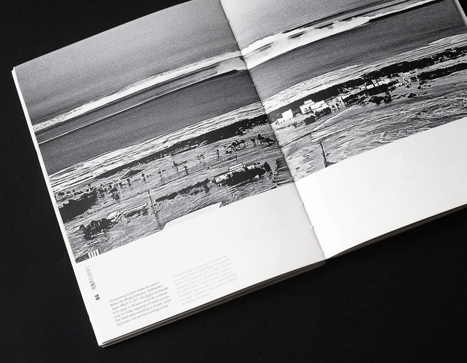 Book to record events during tsunami, Japan #japan #bood #book #monochrome #tsunami #layout #editorial #typography