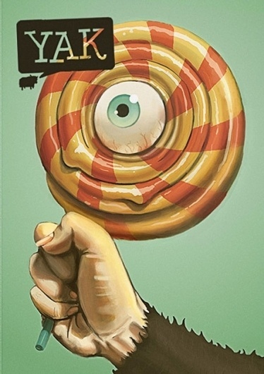 Yak Magazine - Michael Sungaila, Graphic Designer and Illustrator #yak #lollipop #painting #sungalia