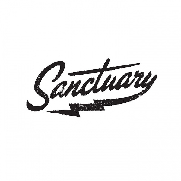 Factory Kids #script #hipster #logo #texas #austin #lightning #sanctuary #type #typography