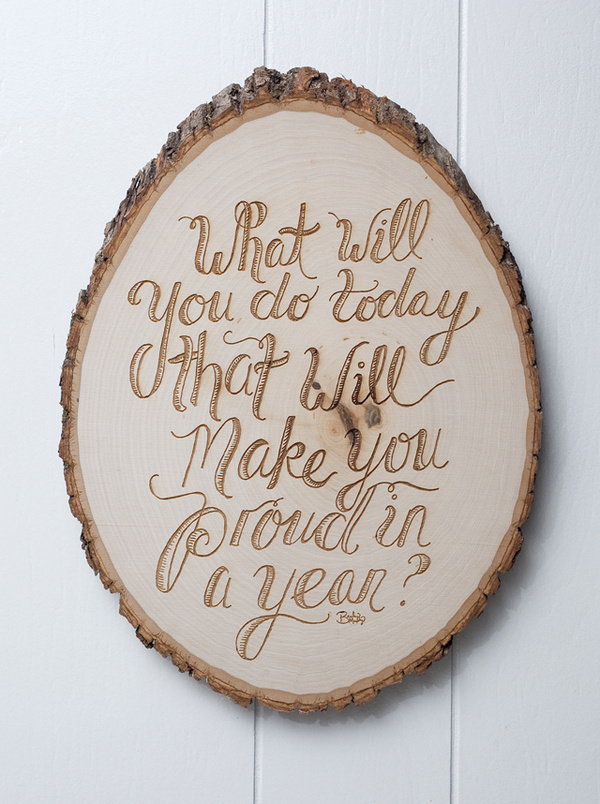 woodburn typography #wood #nature #typography