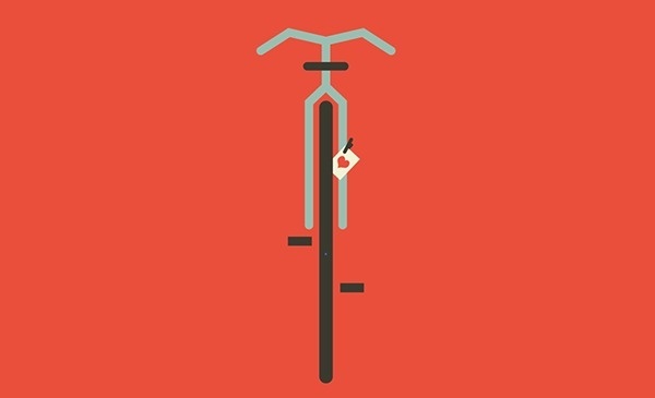 Cycle Ace Bike Academy on Behance #illustration #bike #hand #bicycle #design #ace #brand #identity #type #2d #logo #minimalist #heart #flat #cards #typography #mark #card #graphic #corporate #minimal