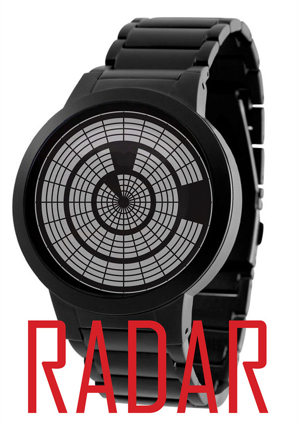 Radar LCD Watch #tech #amazing #modern #innovation #design #futuristic #gadget #ideas #craft #illustration #industrial #concept #art #cool