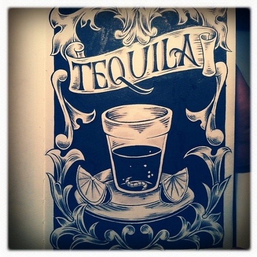 Design;Defined | www.designdefined.co.uk #banner #script #label #tequila
