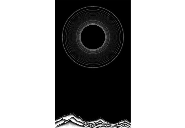 Black sun #sun #black #illustration #nature #art