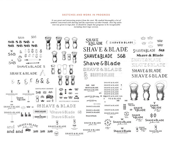 Shave & Blade Identity #stationaryoverdose #branding #stationery
