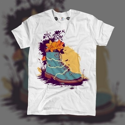 red ink on paper #clothes #print #shirt #nature #tee #domination