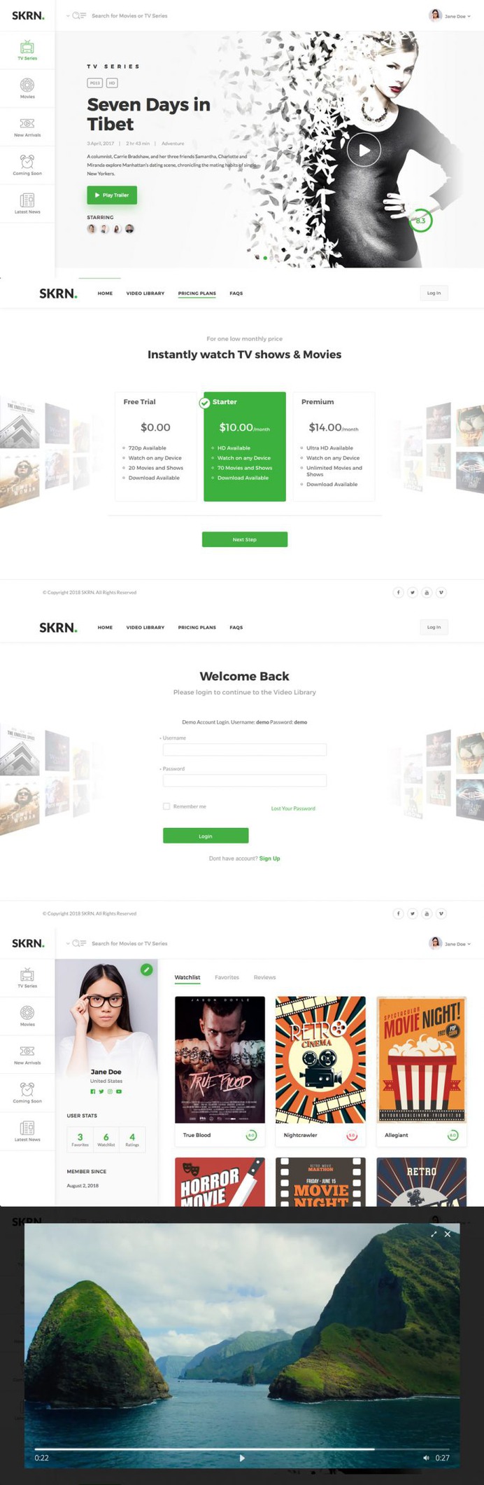 SKRN – Media Streaming App