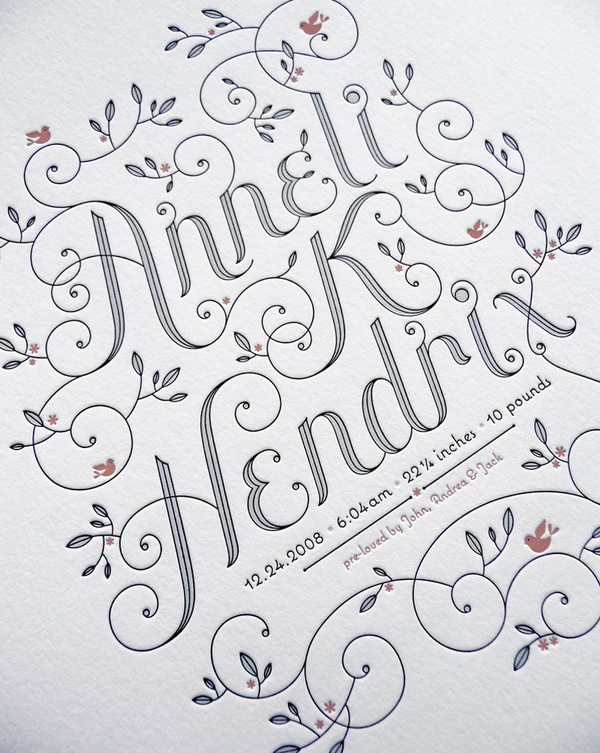Anneli Hendrix | Jessica Hische #type #drawn #hand #typography