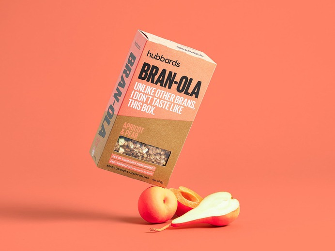 Hubbards Bran-ola - Mindsparkle Mag Onfire Design have refreshed the Hubbards brand and designed the packaging for the first product in a new phase of growth for the brand. #logo #packaging #identity #branding #design #color #photography #graphic #design #gallery #blog #project #mindsparkle #mag #beautiful #portfolio #designer