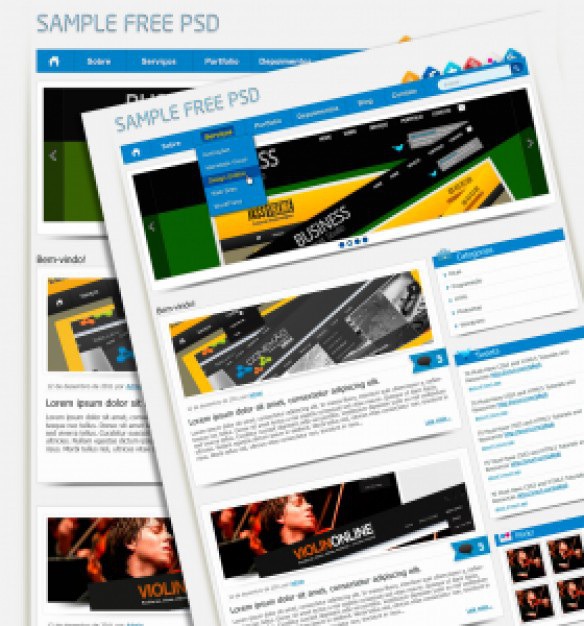 Sample psd business templates Free Psd. See more inspiration related to Business, Layout, Psd, Templates, Theme, Vertical and Sample on Freepik.