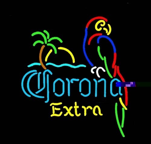 neon-beer-signs.jpg 500×478 pixels #corona #parrot #neon