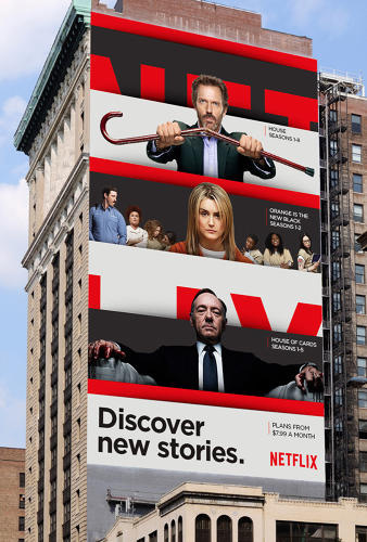 netflix, ad, advertising, design, OITNB, house of cards, House