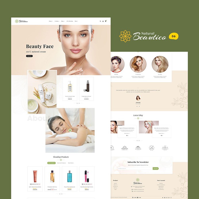 Beautico - WooCommerce Multi-Purpose Responsive Theme | TemplateTrip