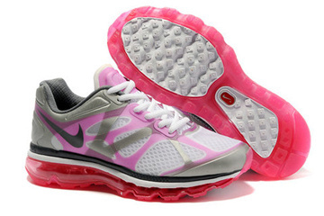 Womens Air Max 2012 Silver Pink Shoes #shoes
