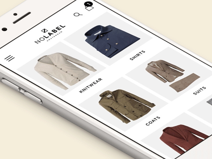 No Label App UI motion