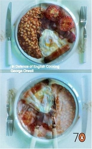 The Book Cover Archive: In Defence of English Cooking, design by Intro #intro #george #book #food #cover #penguin #orwell