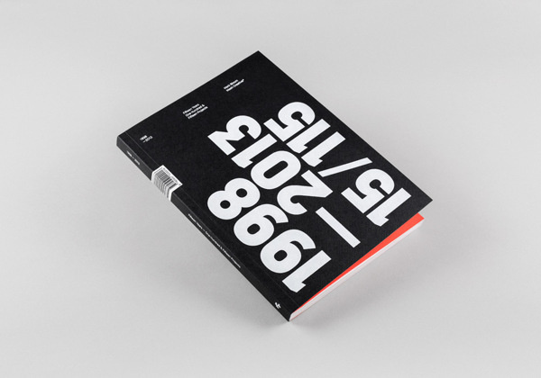 15/115 – 15 Years, 115 Projects Book #design #book #cover #numbers #editorial