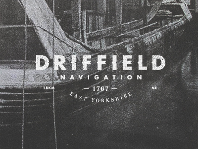 C025 Driffield Canal by Olly Sorsby #driffield #branding #sorsby #olly #typography