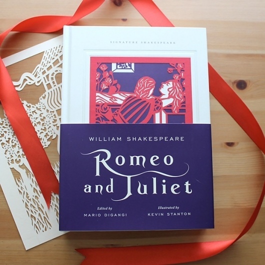 Booketing : The Book Design Blog » Shakespeare : le cutter plutôt que le poison #book #covers