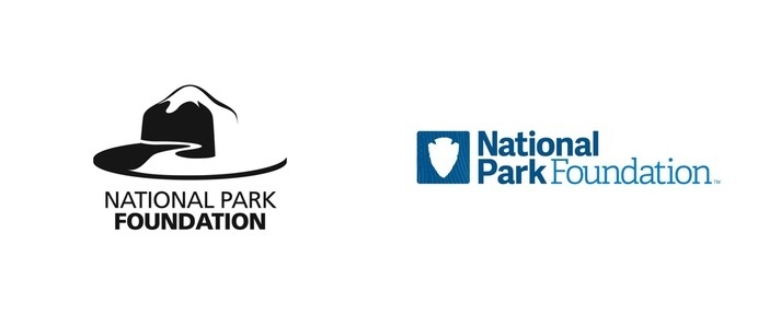 New Logos for National Park Foundation and Service by Grey #logo #redesign
