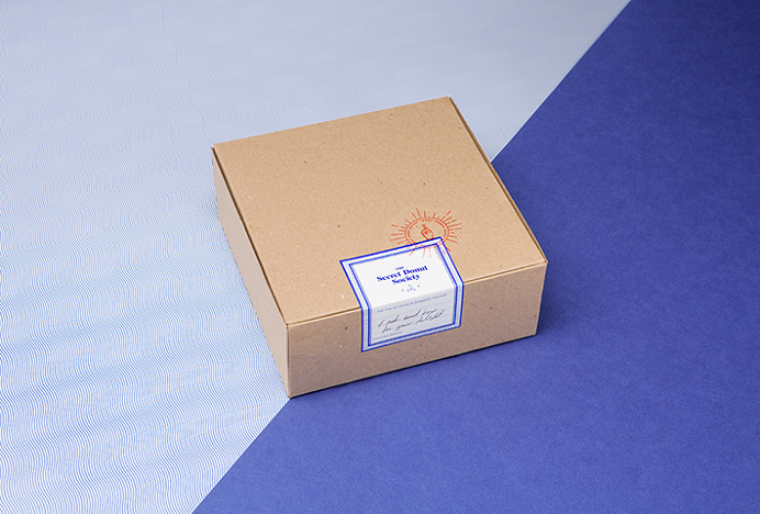The Secret Donut Society by Ceci Peralta and José Velázquez #graphic design #print #photography #box