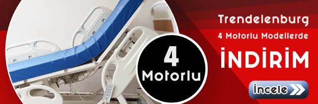 4 Motorlu Hasta Yatakları