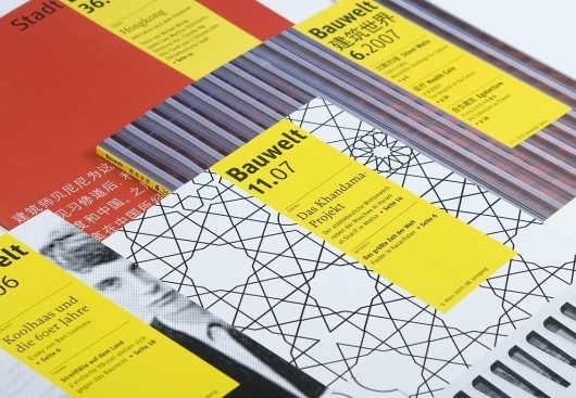 Bauwelt | Edenspiekermann #print #photography #magazine #typography