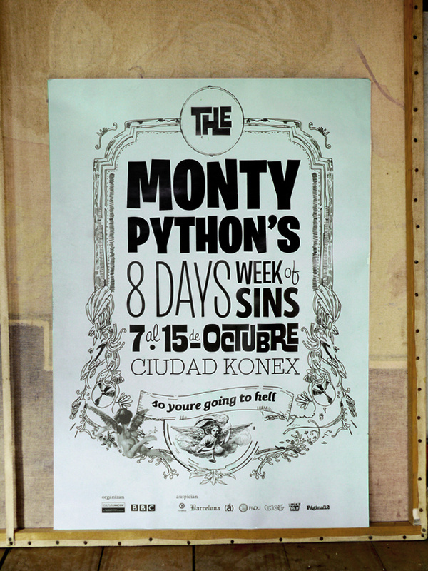 The Monty Python's 8 days week of sins #english #monty #fest #gilliam #sins #terry #python #england