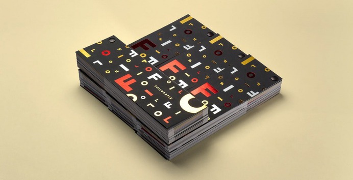 Foilgraphix Guide - Mindsparkle Mag Beautiful design for a Hot Stamping sampler, showcasing all the different colours of foil, created by byHAUS Studio in Montreal. #branding #corporate #design #identity #color #photography #graphic #design #gallery #blog #project #mindsparkle #mag #beautiful #portfolio #designer