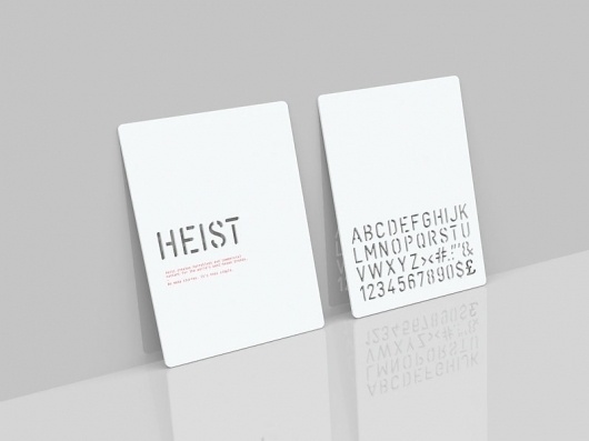 Manual - Heist #plastic #cut #poster