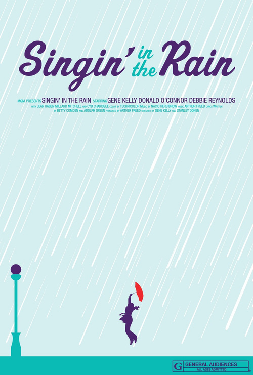 rain man minimalist poster